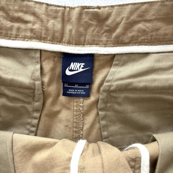 Nike Men's Khaki Woven 6th Man Woven  Performance Athletic Cargo Shorts Size 32 - Picture 11 of 13